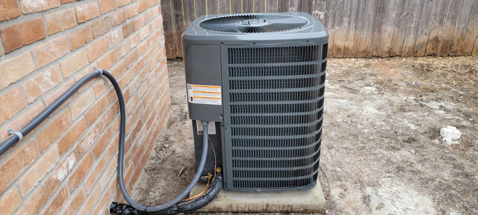 outdoor condenser unit service for a Greater Inwood home