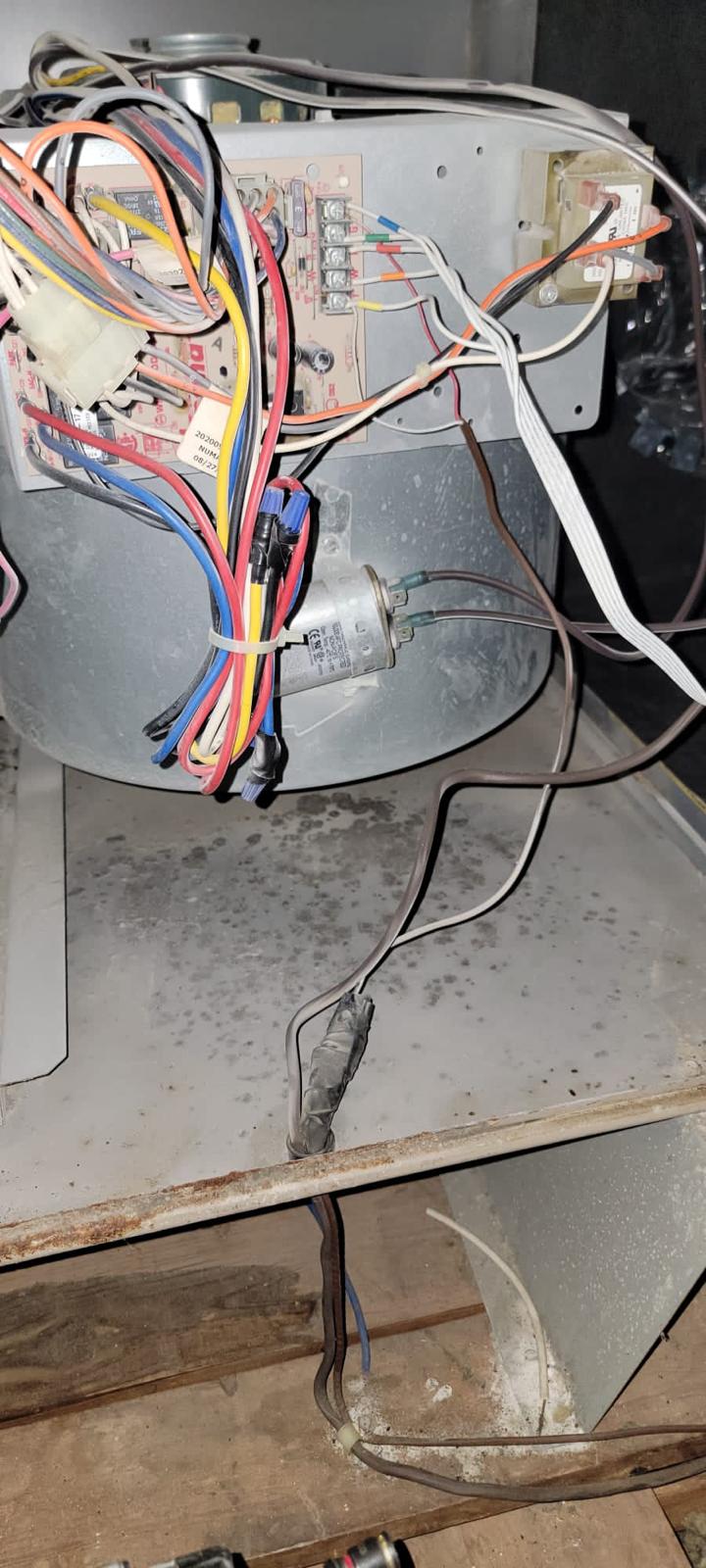 HVAC control wiring and electrical work for a Greater Inwood home